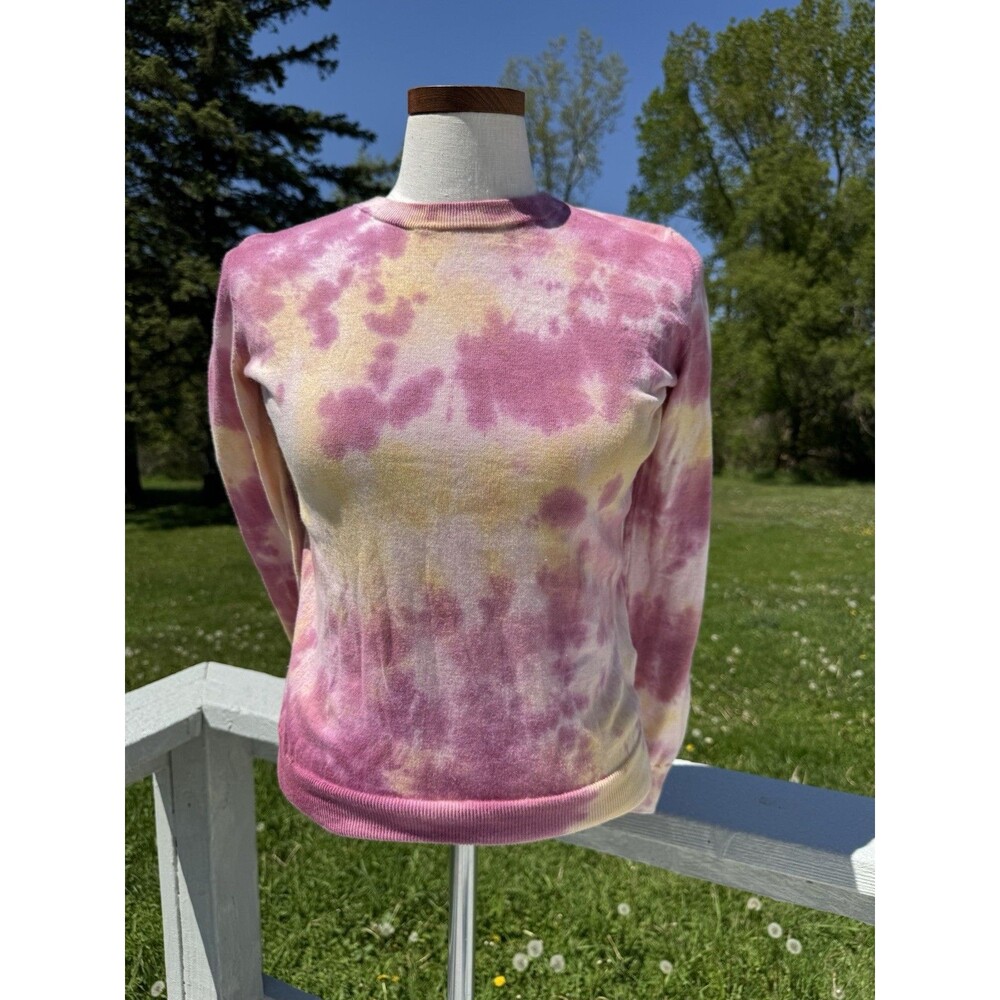 Golden Goose Tie Dye Sweater Made in Italy Cotton Cashmere Womens XS